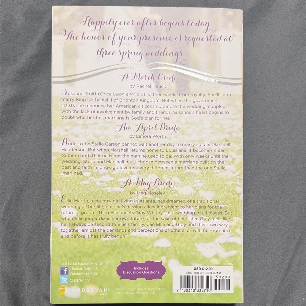 Spring Brides Book Cover - Picture 2 of 2
